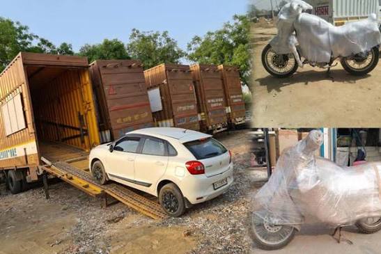 Careful vehicle handling during relocation